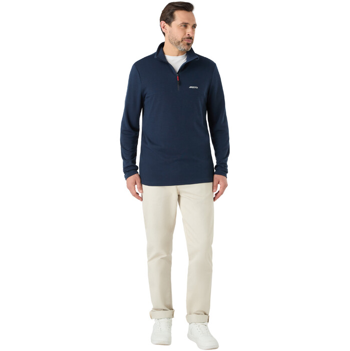 2024 Musto Mens Fast Dry 1/2 Zip Top 82562 - Navy